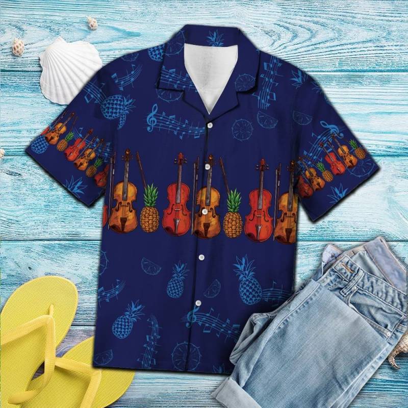 Violin Pineapple G5803 – Hawaiian Shirt