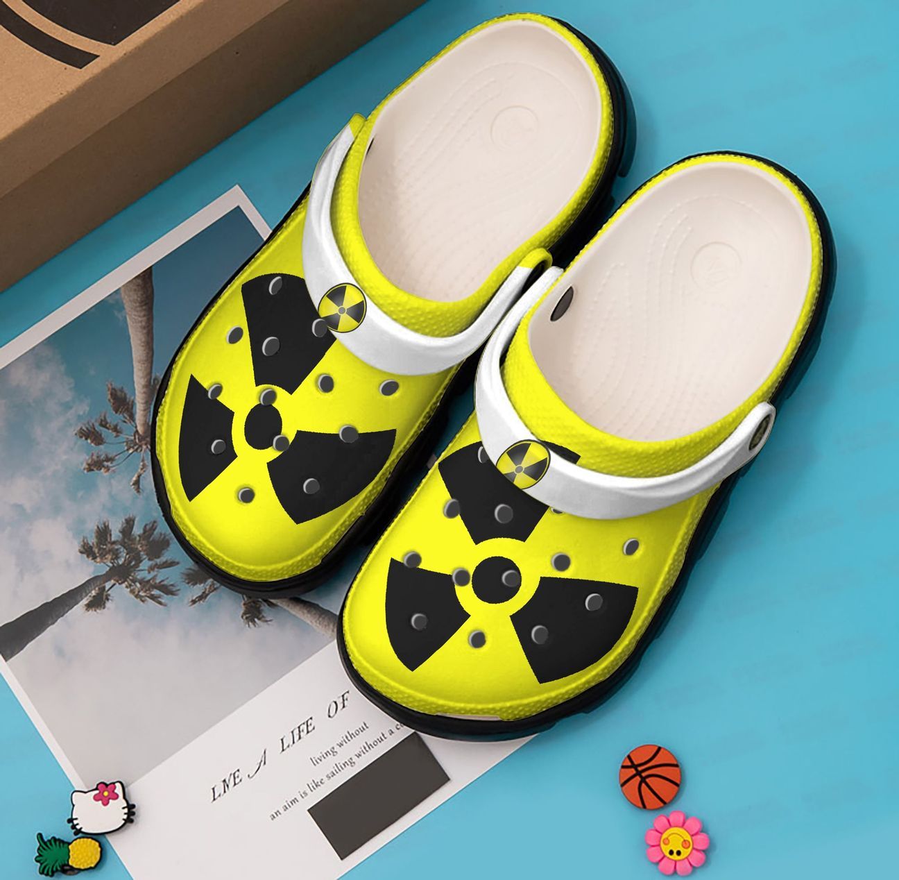 Radiation Personalized Clog, Custom Name, Text, Color, Number Fashion Style For Women, Men, Kid, Print 3D