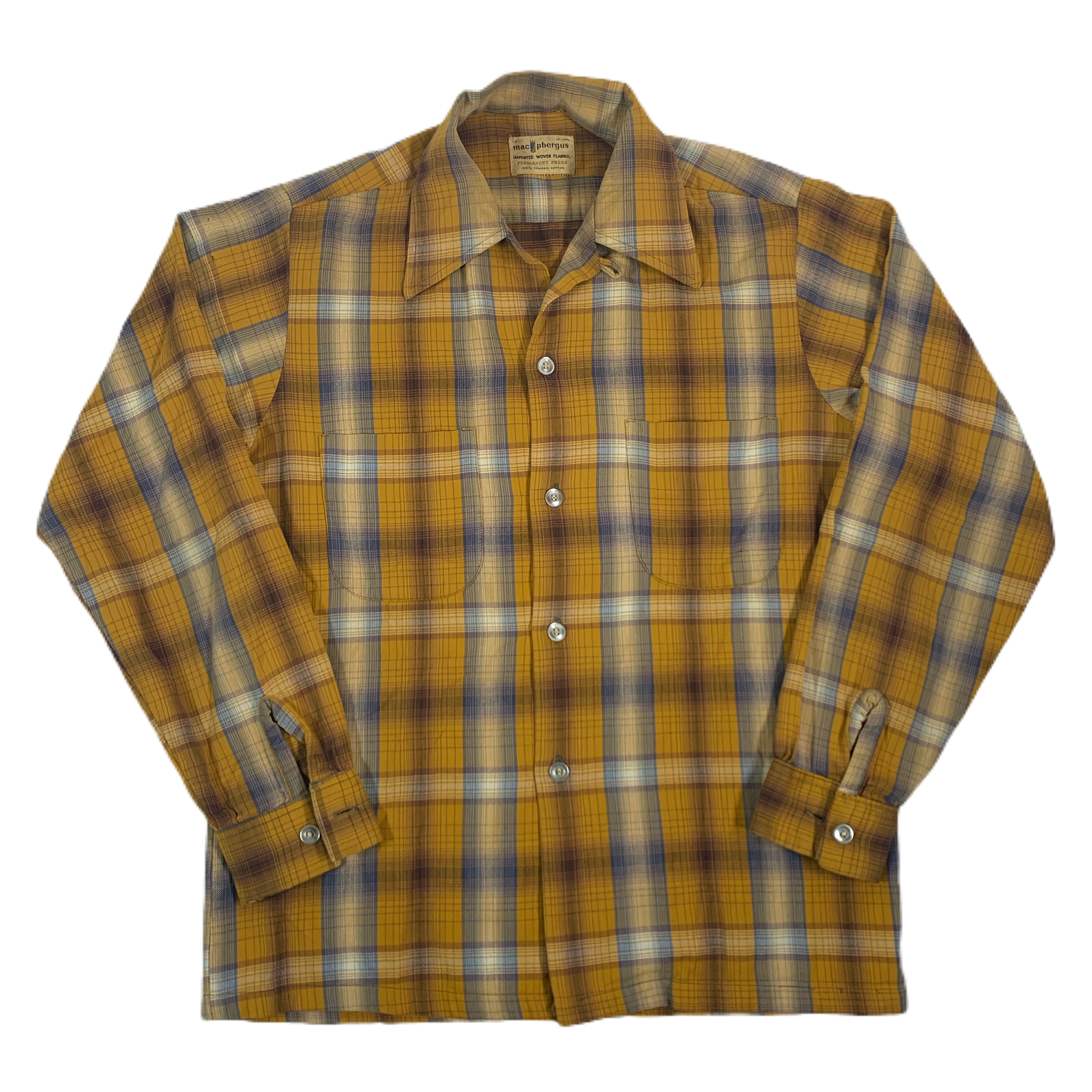 Vintage Macphergus “Loop Collar” Flannel Shirt