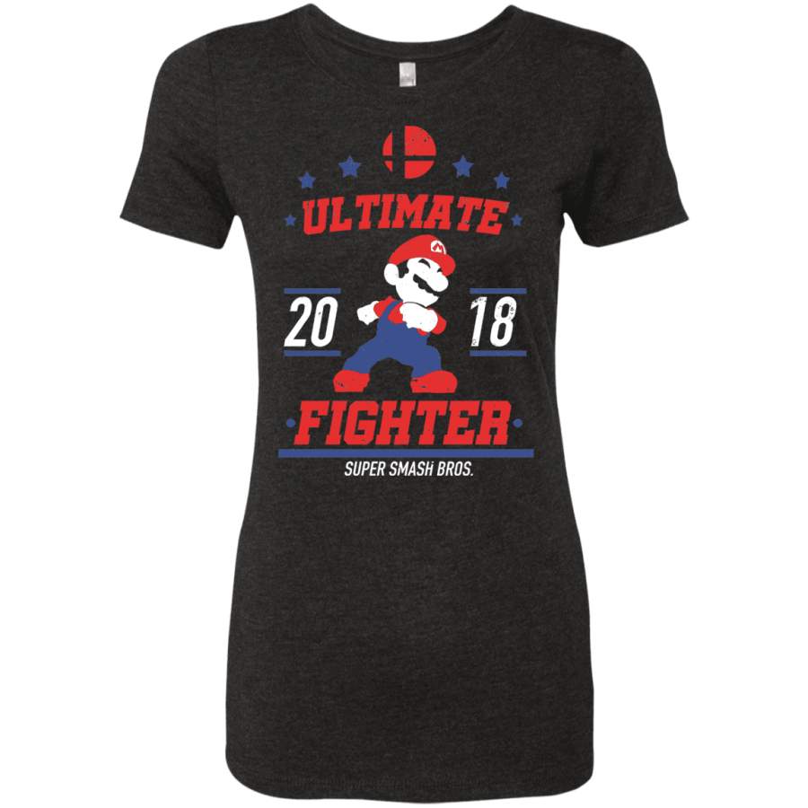 Ultimate Fighter Mario Women’s Triblend T-Shirt