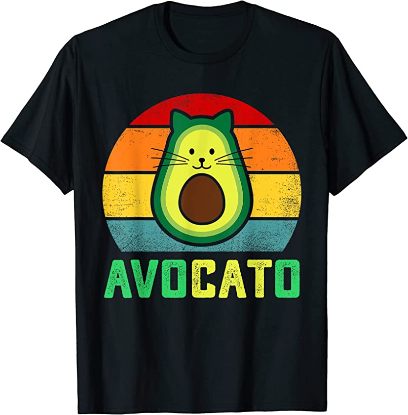 Avocato – Avocato cat meme Cute Avocado Vegan Funny Kitten T-Shirt