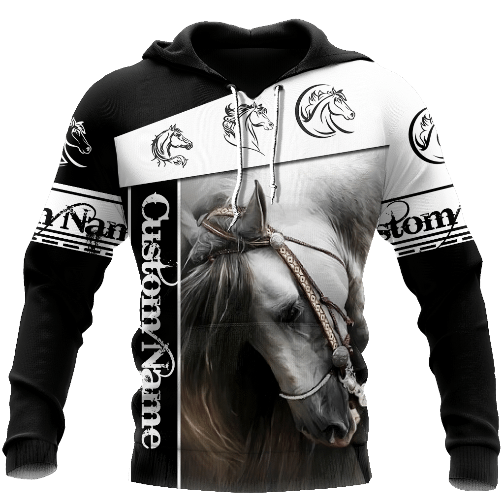 744ddtanm-Horse Custom Name 3D All Over Printed Shirts For Men and Women