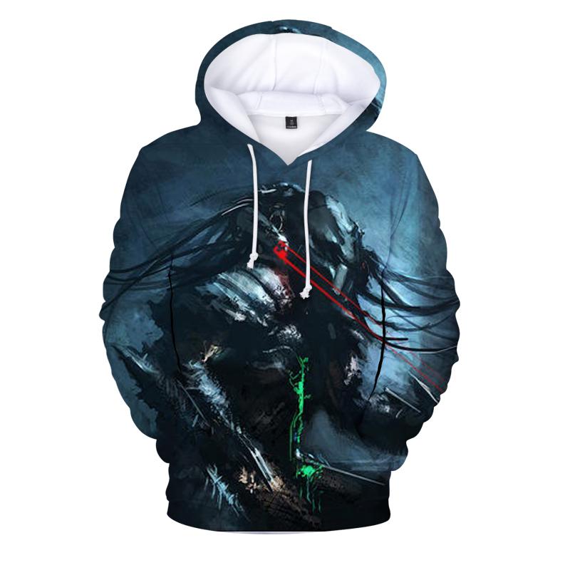 The Predator Fashion Hoodie –  Casual 3D Printed Sweatshirts