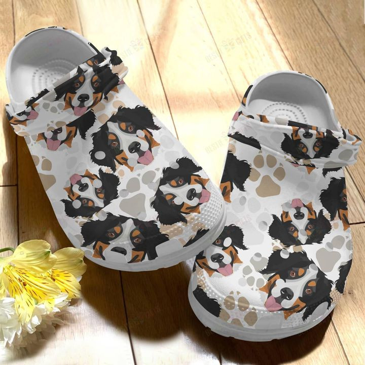 Bernese Mountain Dog Crocss Classic Clogs Shoes For Men Women Kids