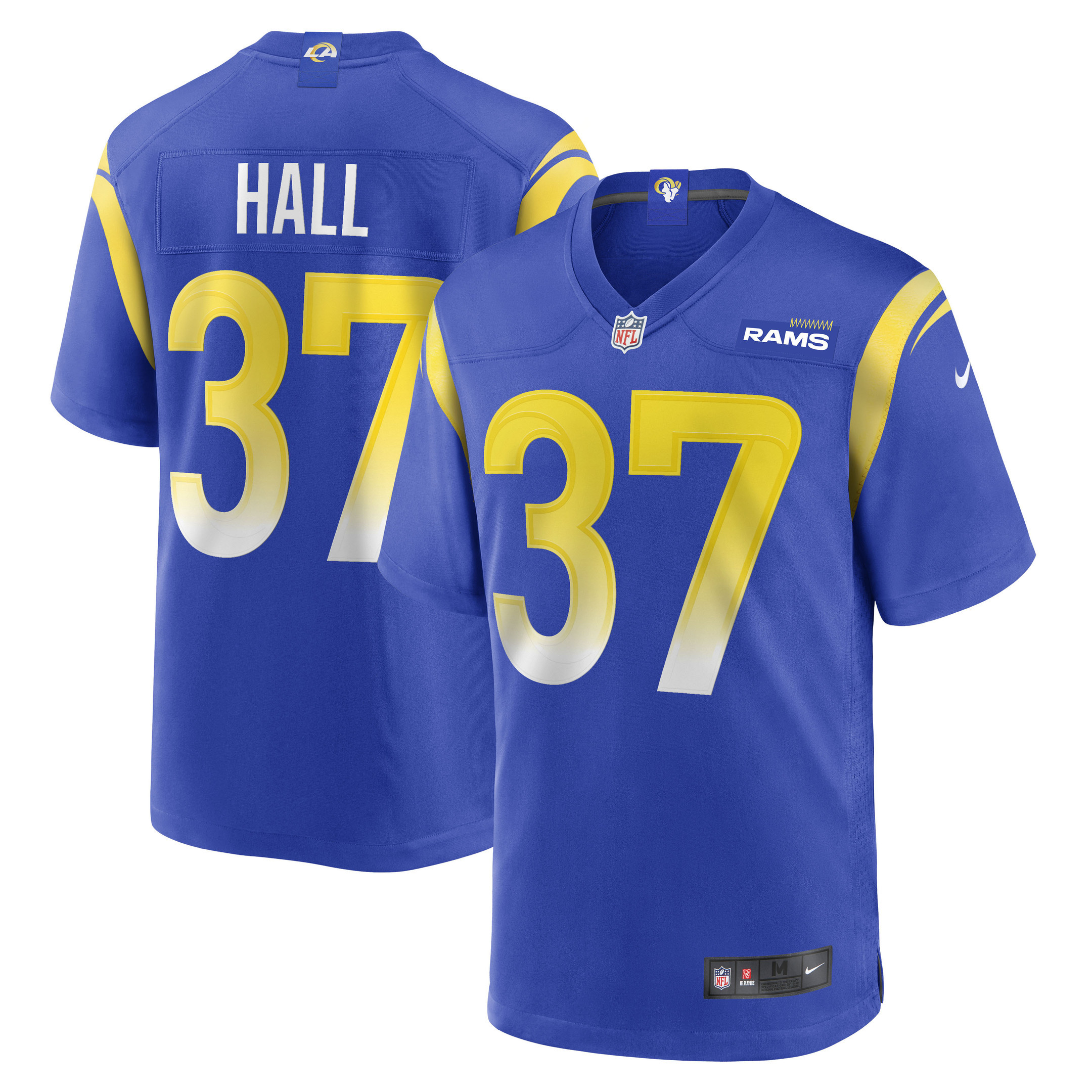 Tyler Hall Los Angeles Rams Game Jersey – Royal NFL