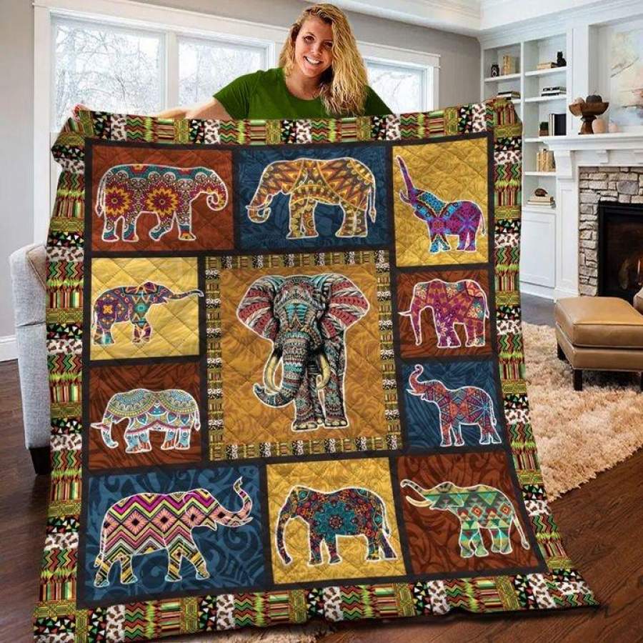 MP2209 – Elephant – My Wander Life – Quilt