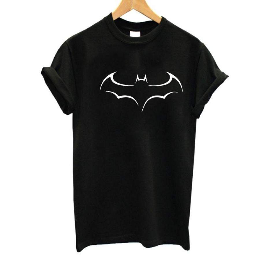 THE COOLMIND 2017 New Fashion Brand Women T-shirts Batman t shirts Stretch Cotton tees plus size Modal tops