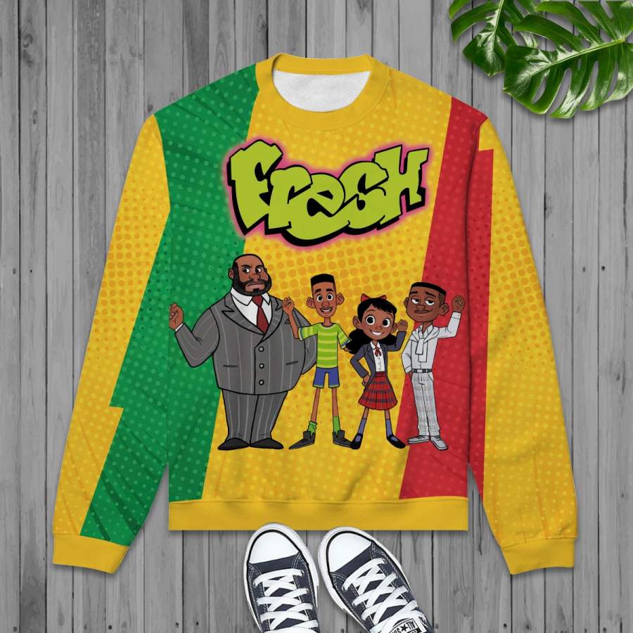 The Fresh Prince Cartoon Sweatshirt