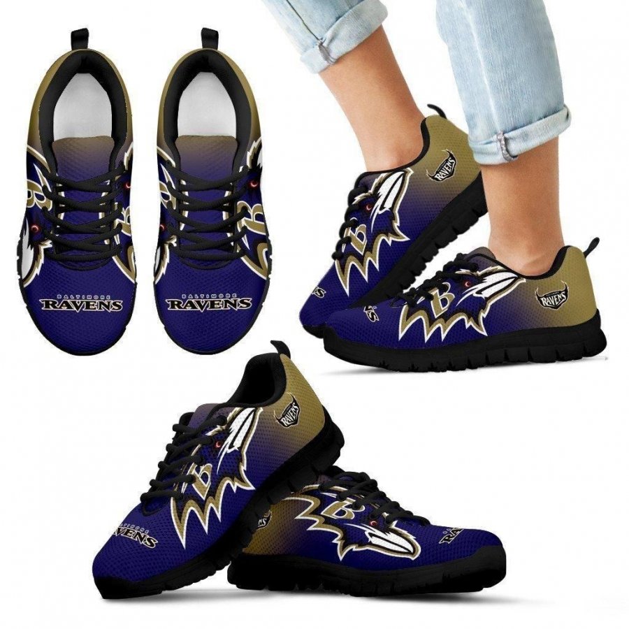 Colorfull Unofficial Baltimore Ravens Sneakers #100