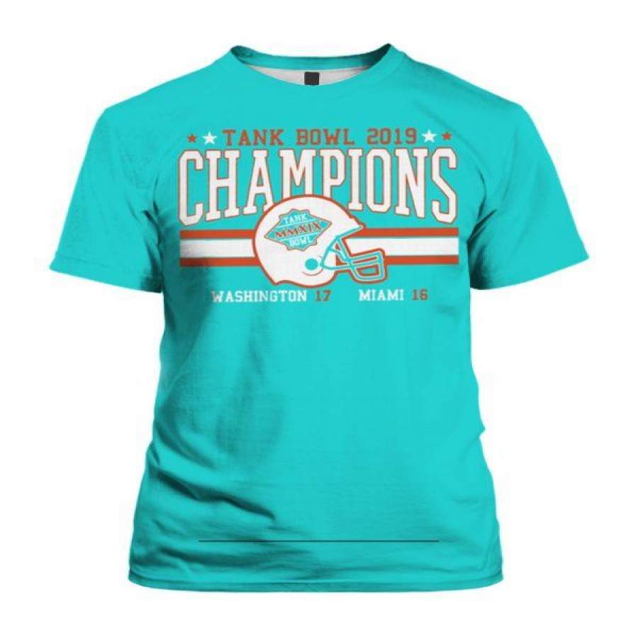 Dolphins Tank Bowl Champions T-shirt Miami Dolphins