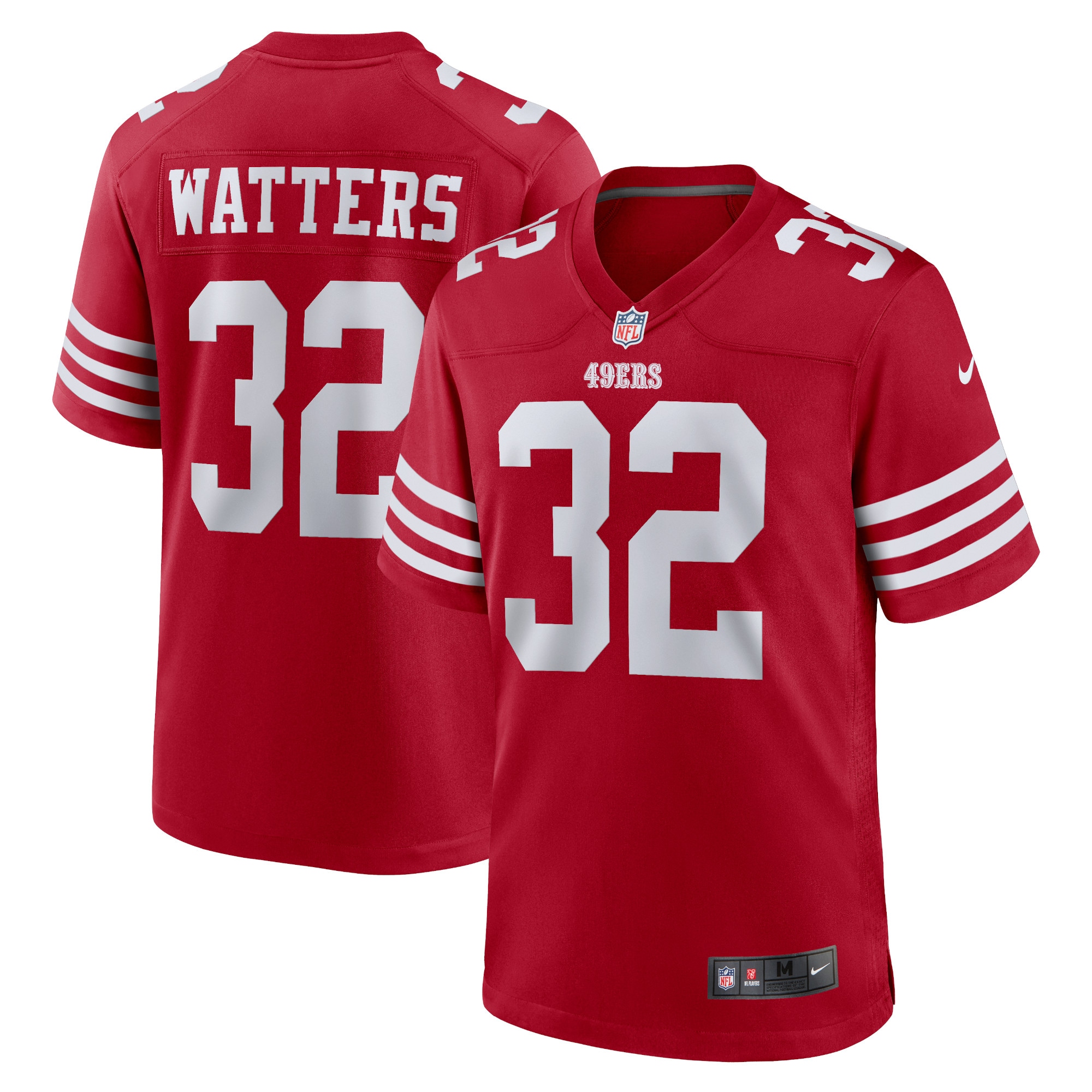 Ricky Watters San Francisco 49ers Retired Player Game Jersey – Scarlet