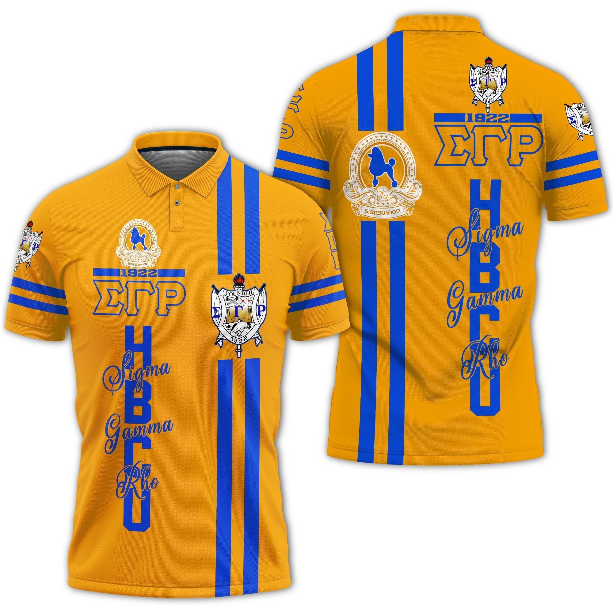 Greek Life Polo Shirt – Hbcu Sigma Gamma Rho Poodle Polo Shirt