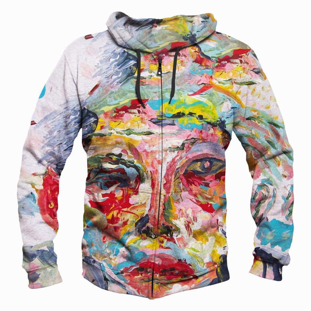 Funny Cage The Elephant Sweatshirts – Colourful Oil painting Sweatshirt