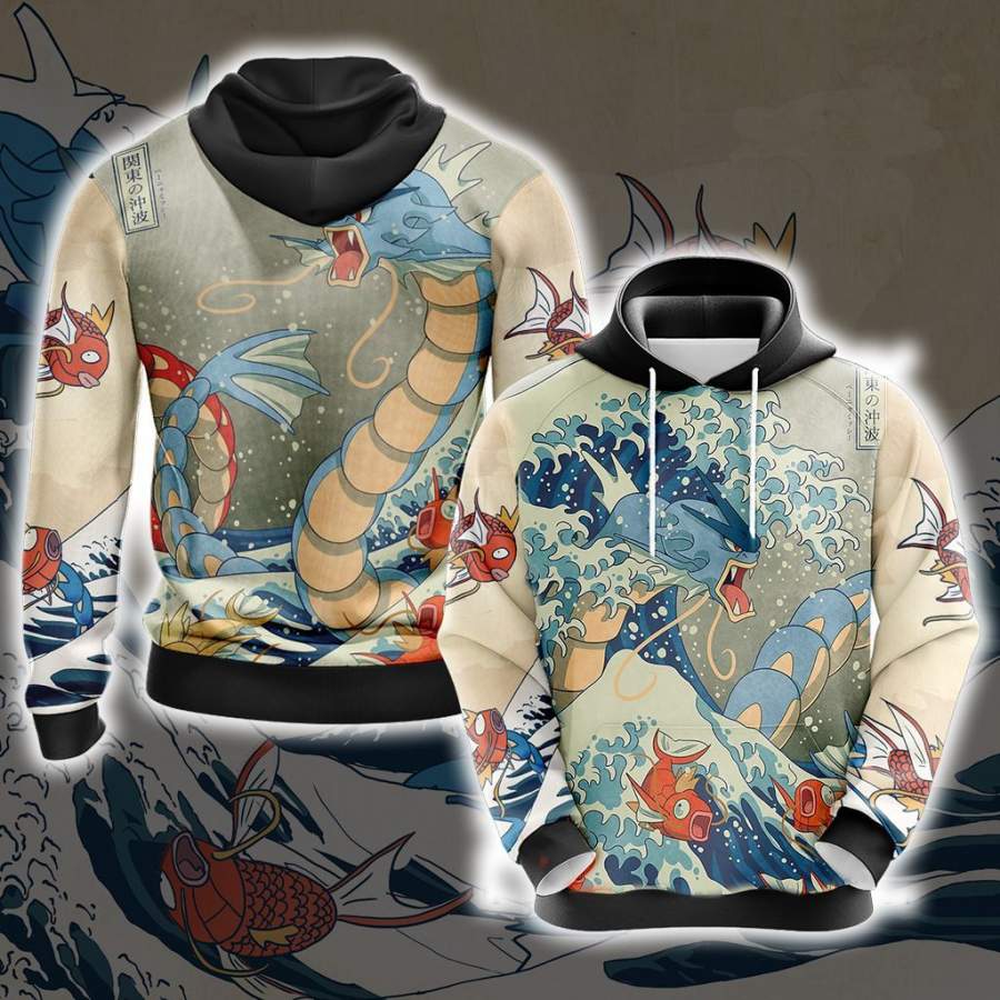 Pokemon – Gyarados Unisex 3D Hoodie