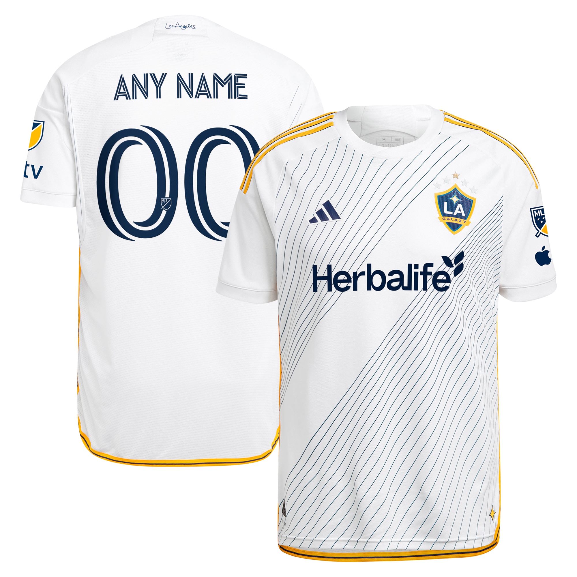 LA Galaxy 2024 Angeleno Kit Authentic Custom Jersey – White