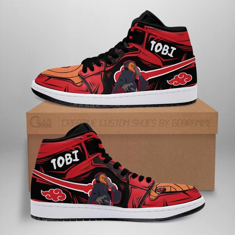 Akatsuki Tobi Sneakers Custom Naruto Shoes Fan Gifts Unisex Men Women