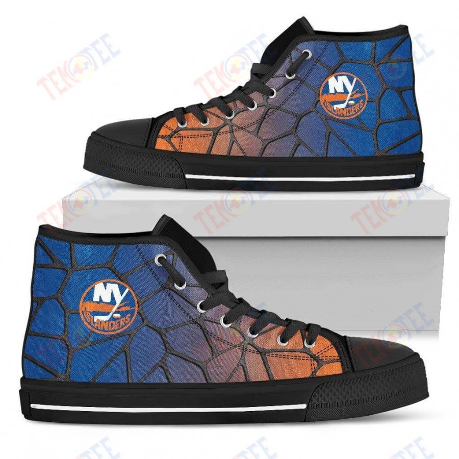 Mens Womens New York Islanders Gradient High Top Shoes Colors Air Cushionshoes TMT531