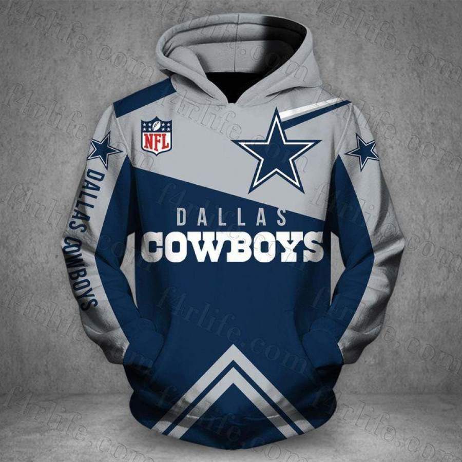 Dallas Cowboys Hoodie 3D Style2101 All Over Printed