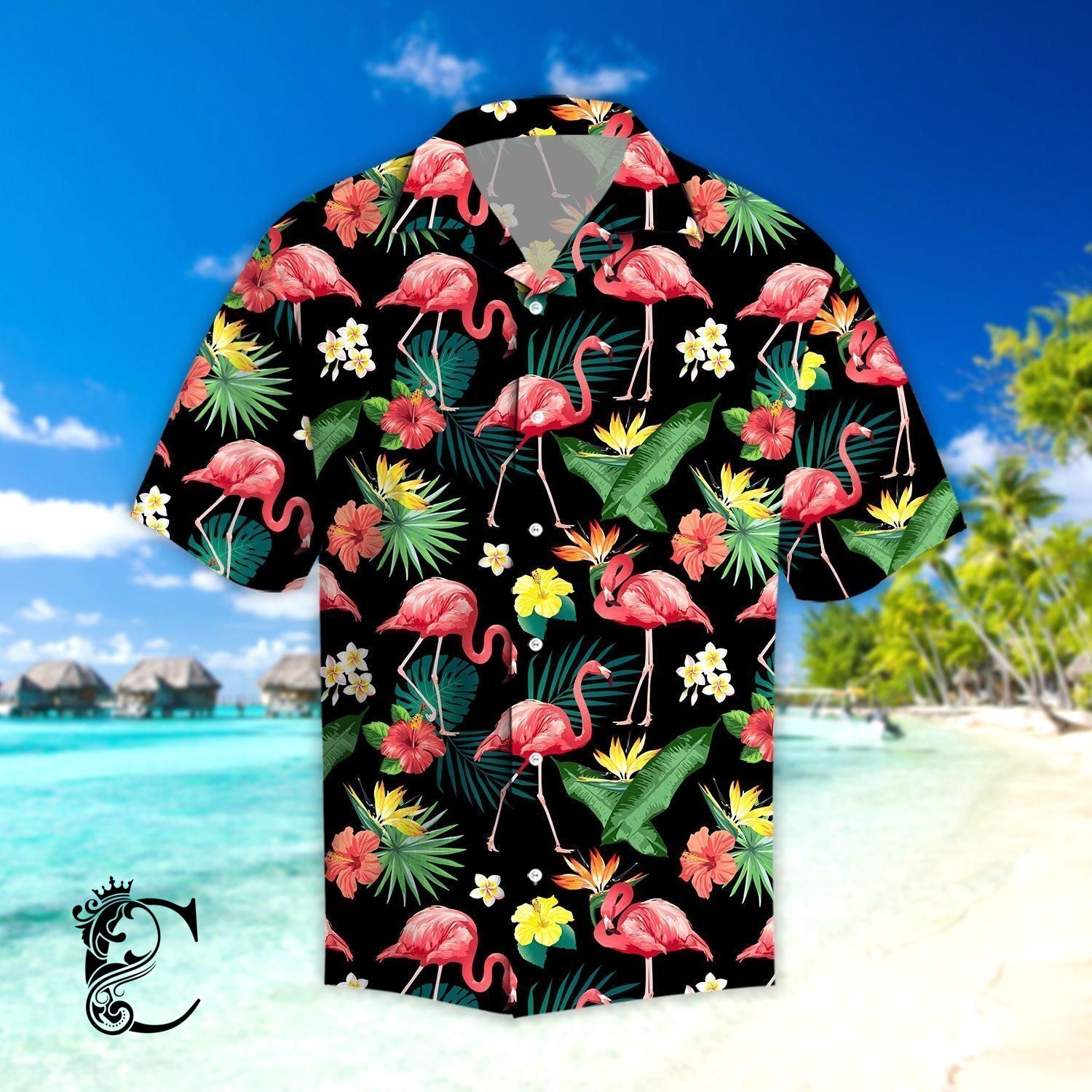 Beach Shirt Order Flamingo – Hawaiian Shirts – Dt012- Chillicothemall