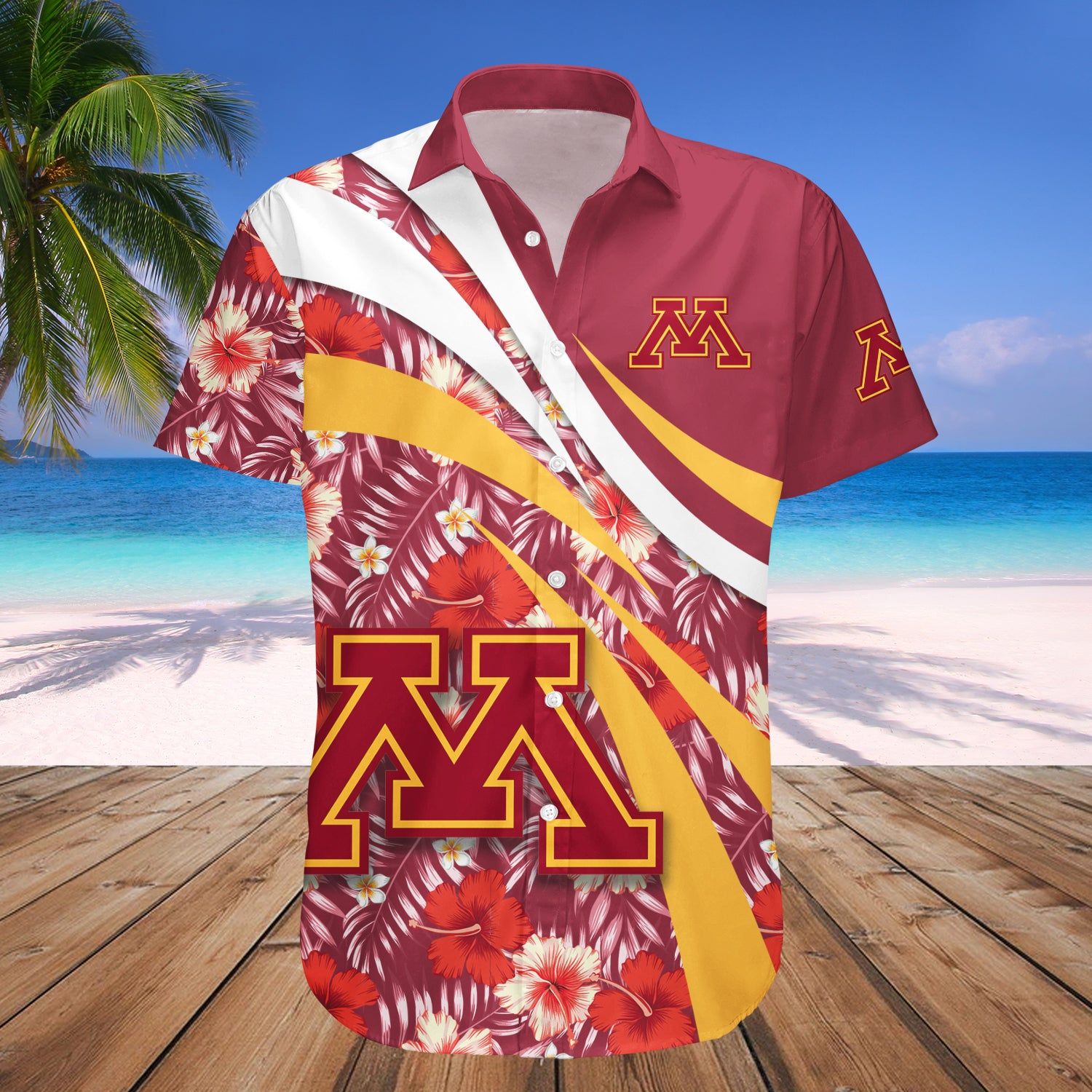 Minnesota Golden Gophers Hawaii Shirt Hibiscus Sport Style – NCCA