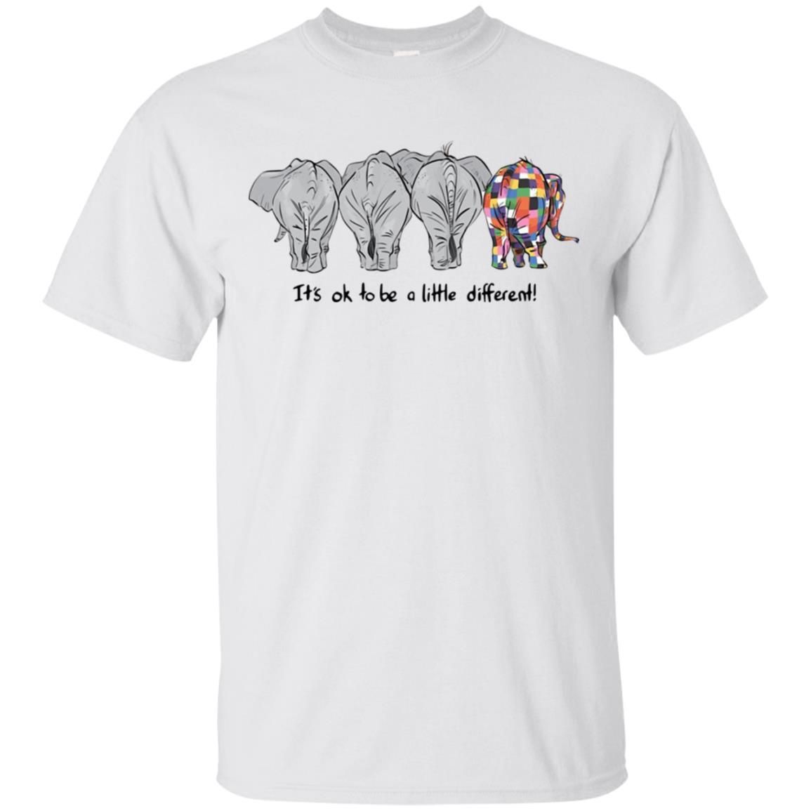 Elephants Autism ItâS Ok To Be A Little Different Shirt