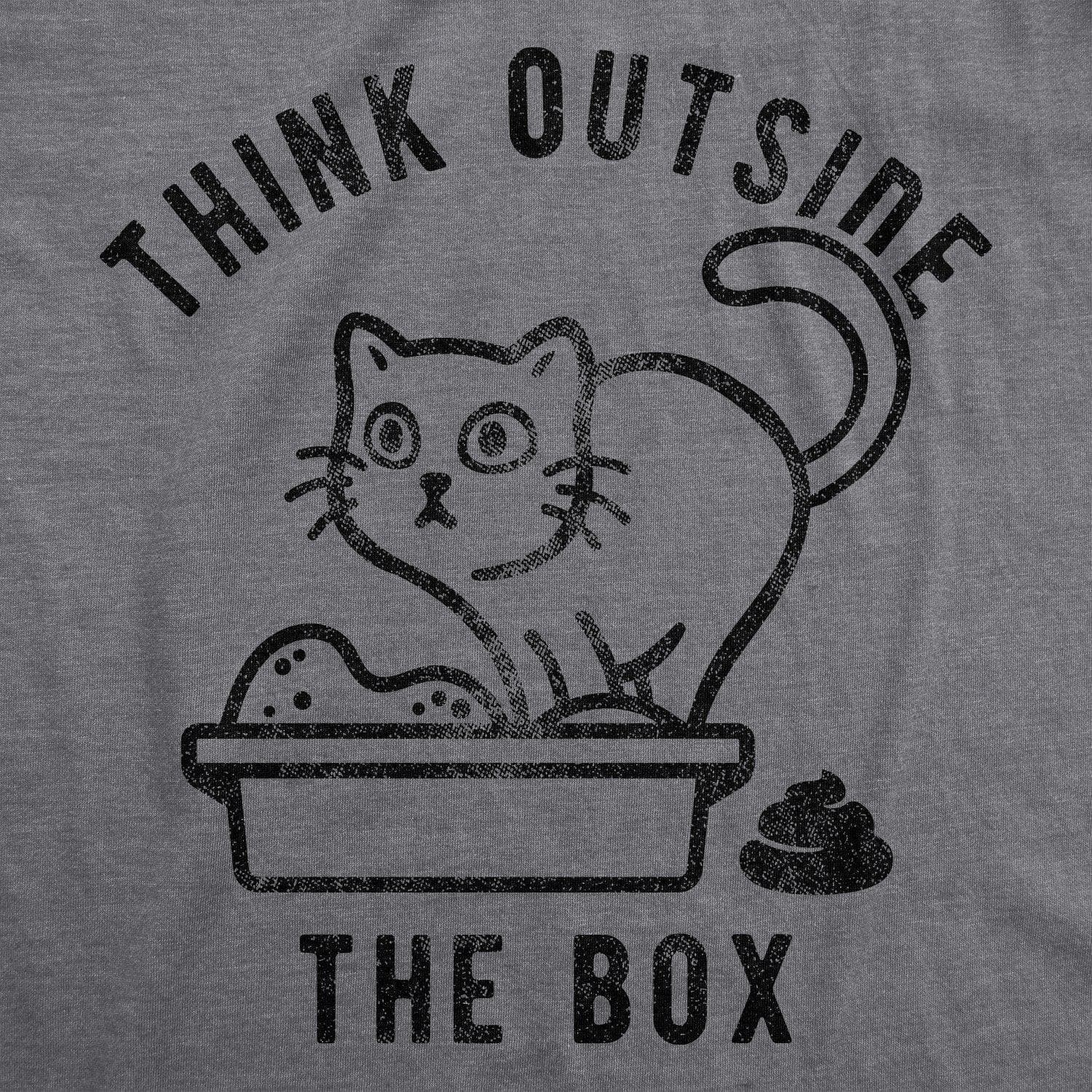 Think Outside The Litter Box Men’S Tshirt