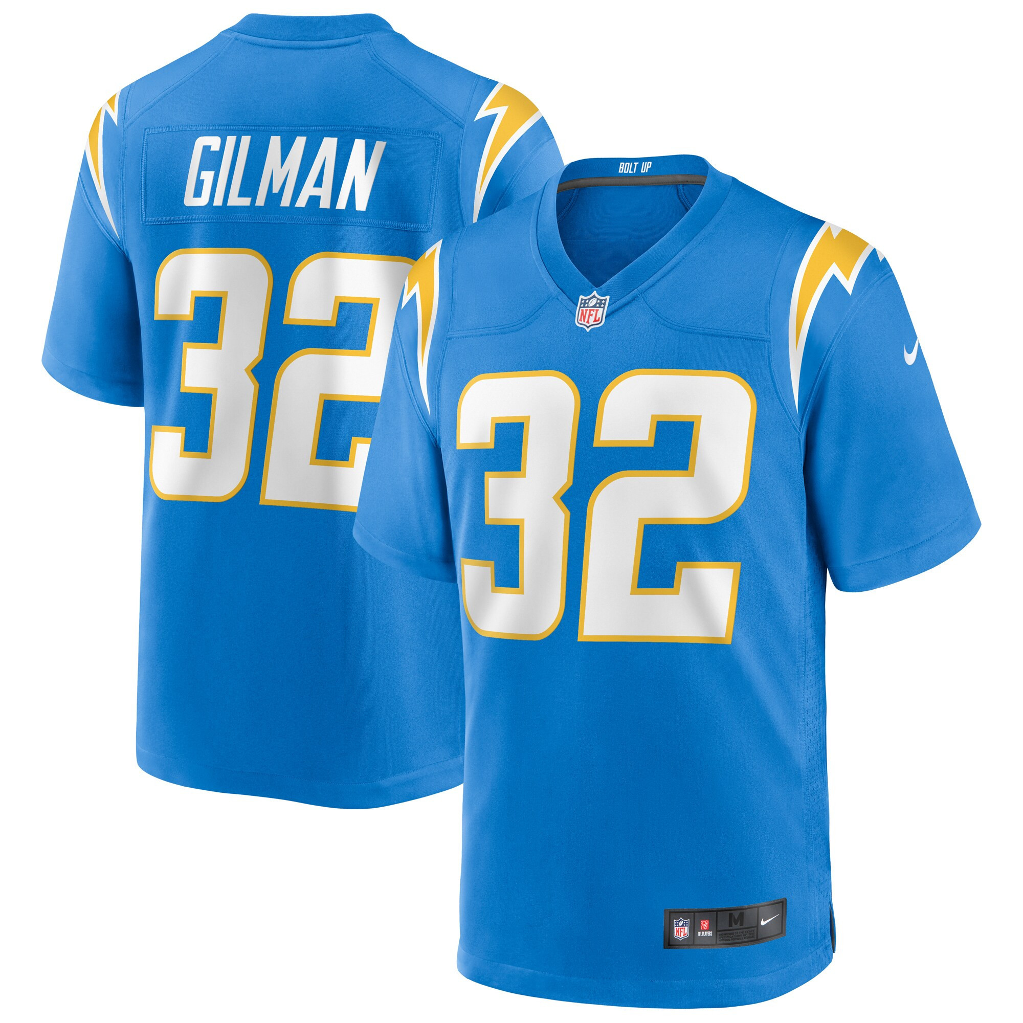 Alohi Gilman Los Angeles Chargers Game Jersey – Powder Blue NFL