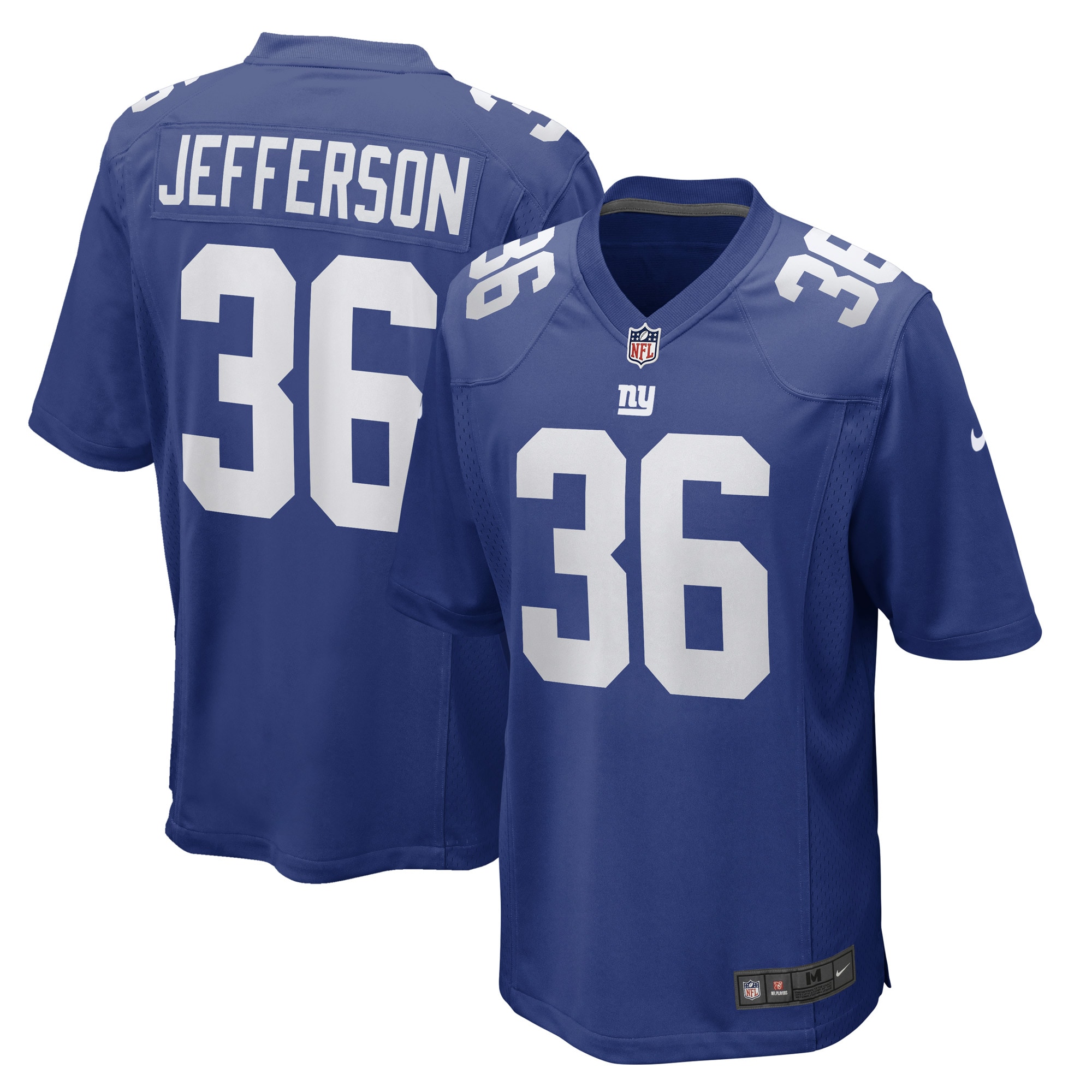 Tony Jefferson New York Giants Game Player Jersey – Royal