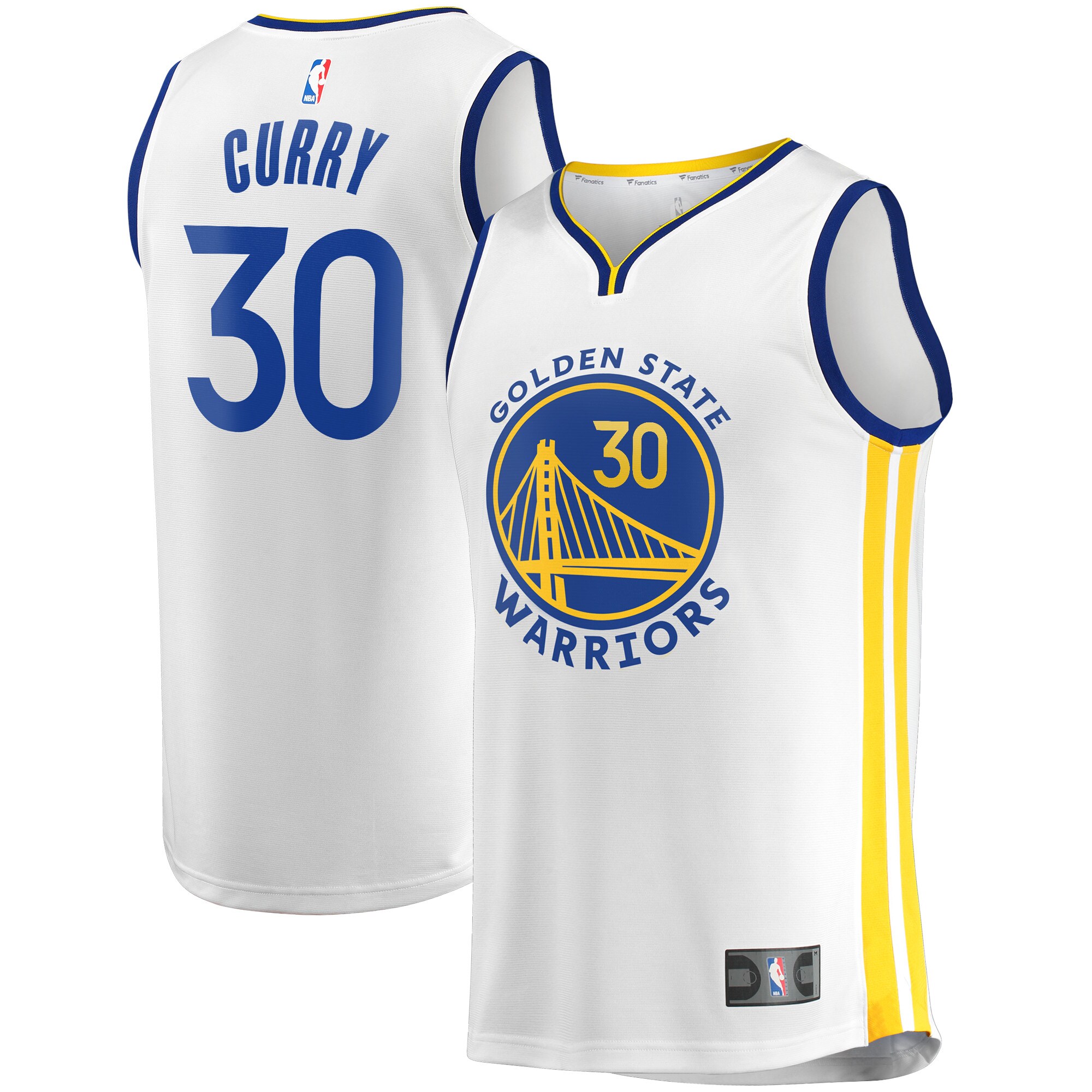 Stephen Curry Golden State Warriors Branded 2022/23 Fast Break Replica Player Jersey – Association Edition – White