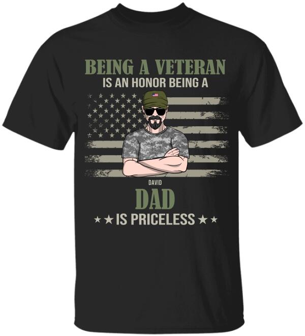 Veteran Being A Veteran Is An Honor - Personalized Shirts - Intercept ...