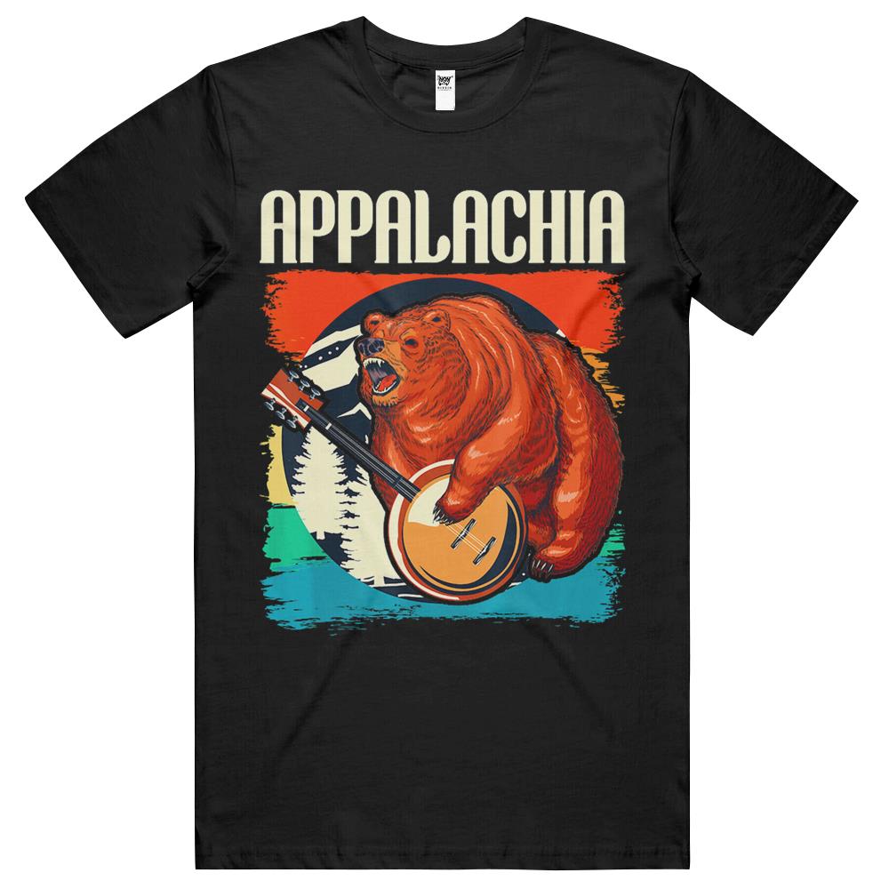 Appalachia – Vintage Banjo Player Bluegrass Musician T Shirts