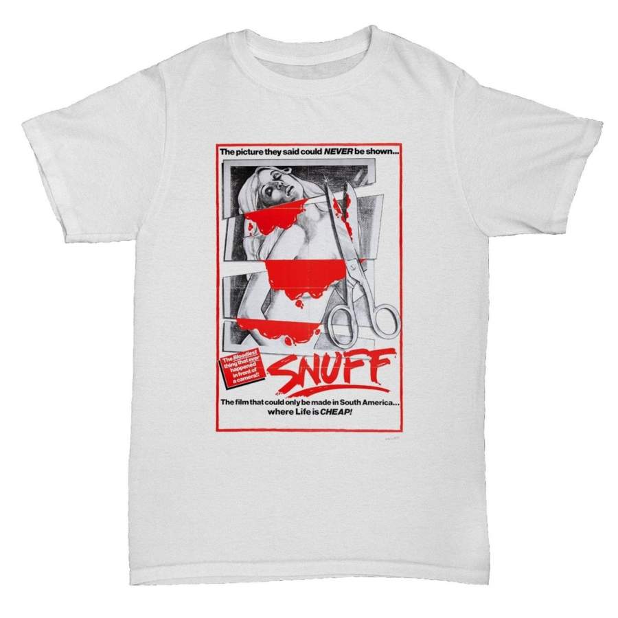 Snuff Cult Horror Retro 70S X Rated Usa Hannibal Men’S Casual T Shirt