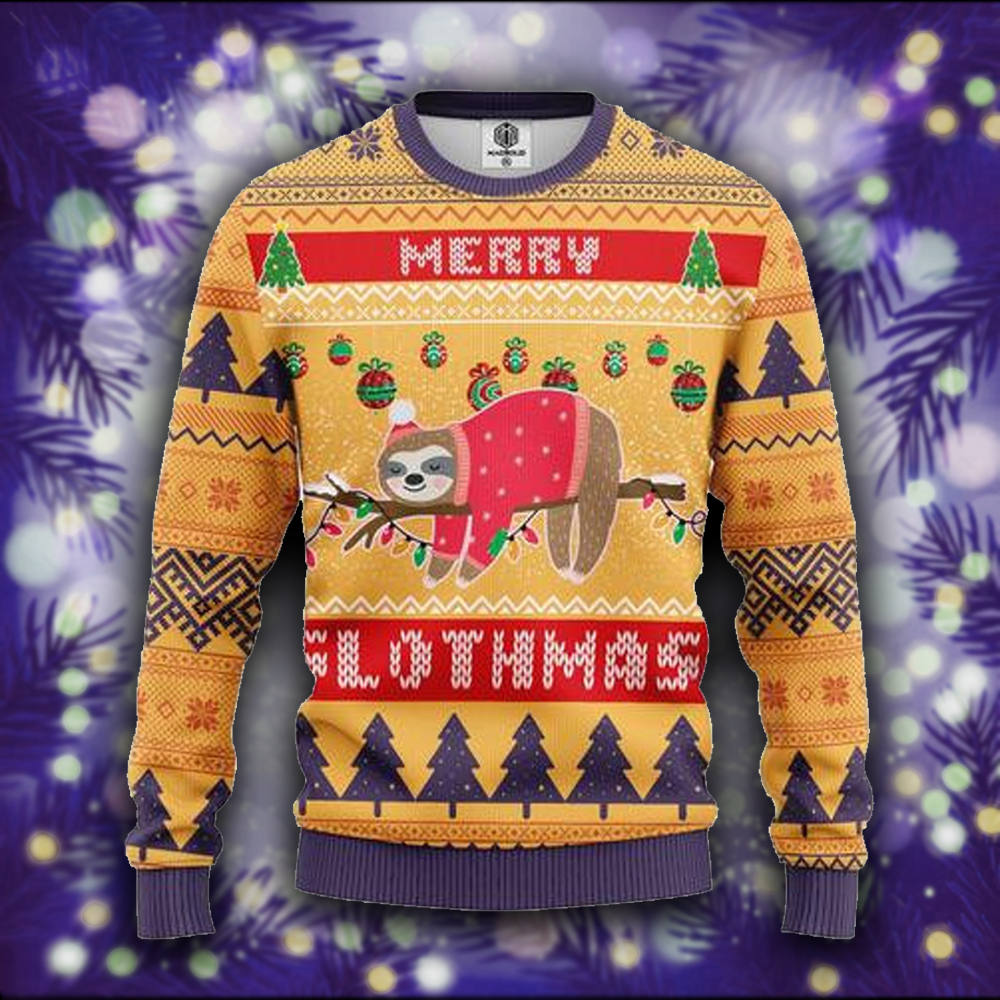 Sloth Ugly Christmas Sweater | Unisex | Adult | Us1771