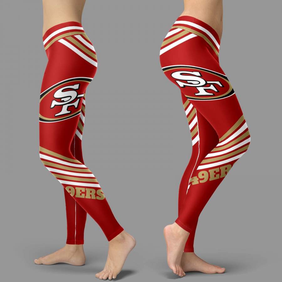 Straight Cute Beautiful Attractive San Francisco 49ers Leggings