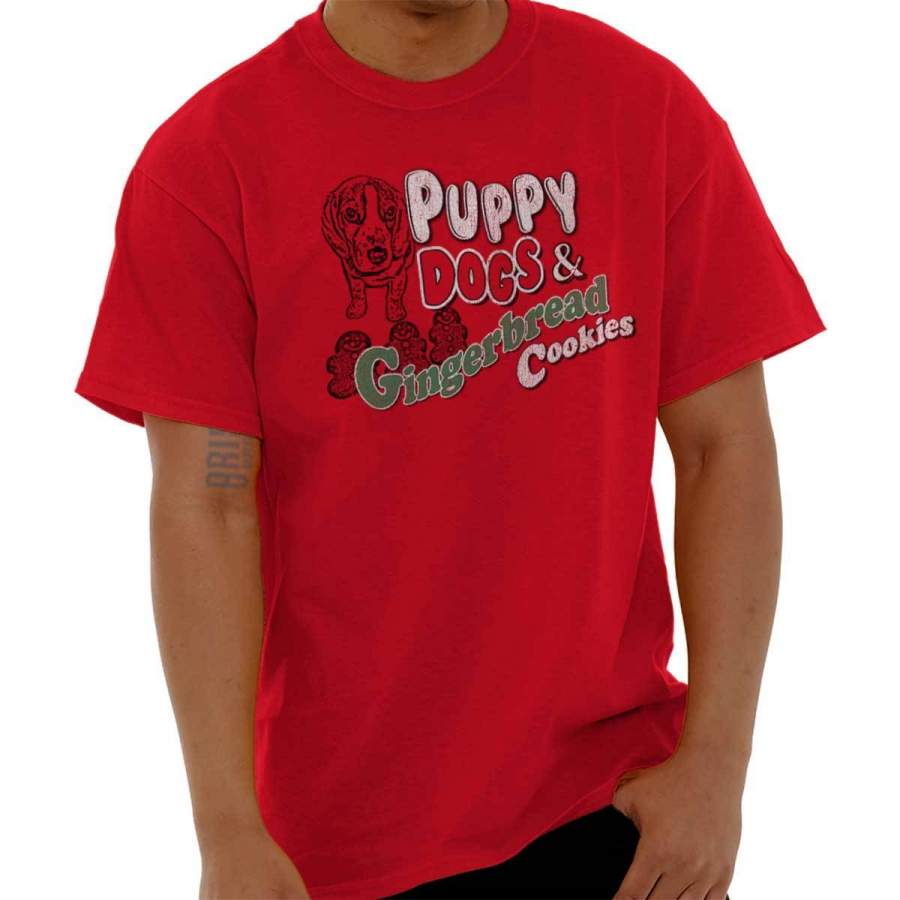 Puppy Dogs And Gingerbread Cookies T-Shirt