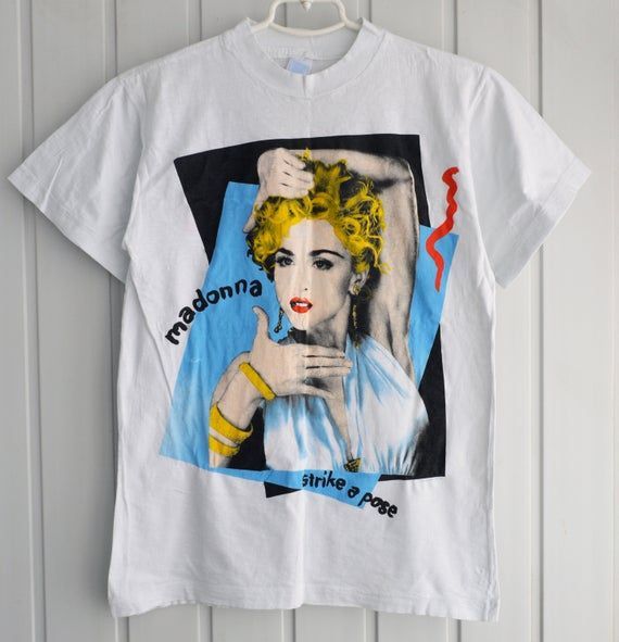 Vintage 1990 Madonna Strike A Pose Blond Ambition Shirt