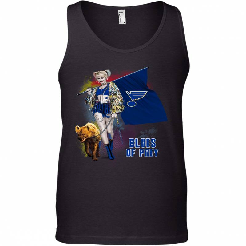 Harley Quinn flag St. Louis Blues Of Prey Tank Top