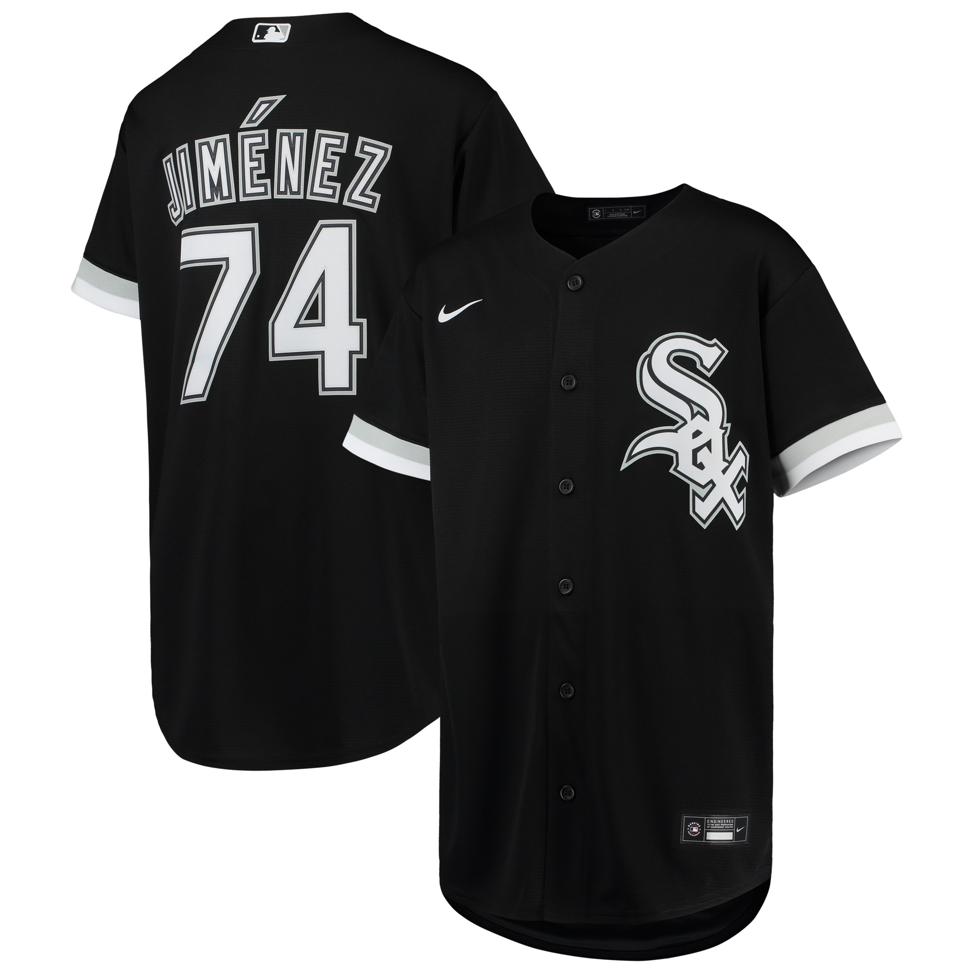 Youth Chicago White Sox Eloy Jimenez Black Alternate Player Jersey