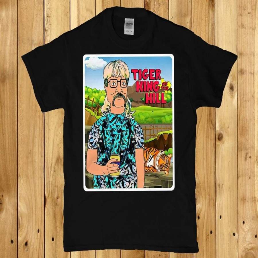 Tiger king of the hill funny Men’s t-shirt