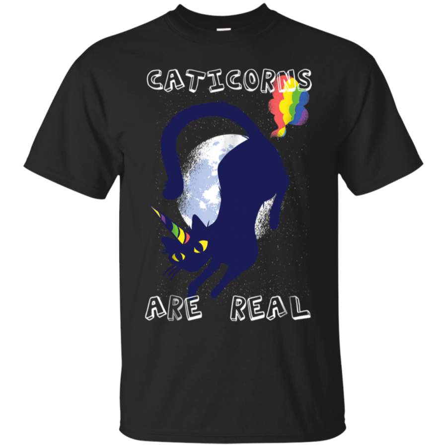 AGR Cat Graphic Caticorns Are Real Shirt