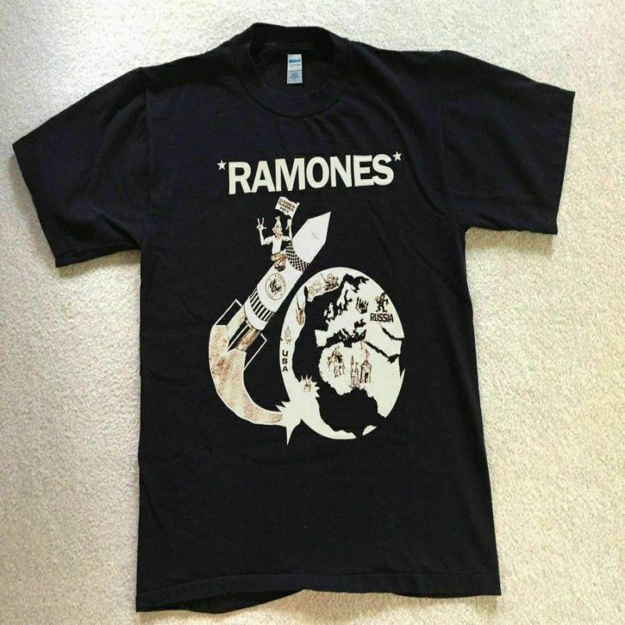 Ramones ”Rocket To Russia” Tour Tees – Not Vtg T-Shirt