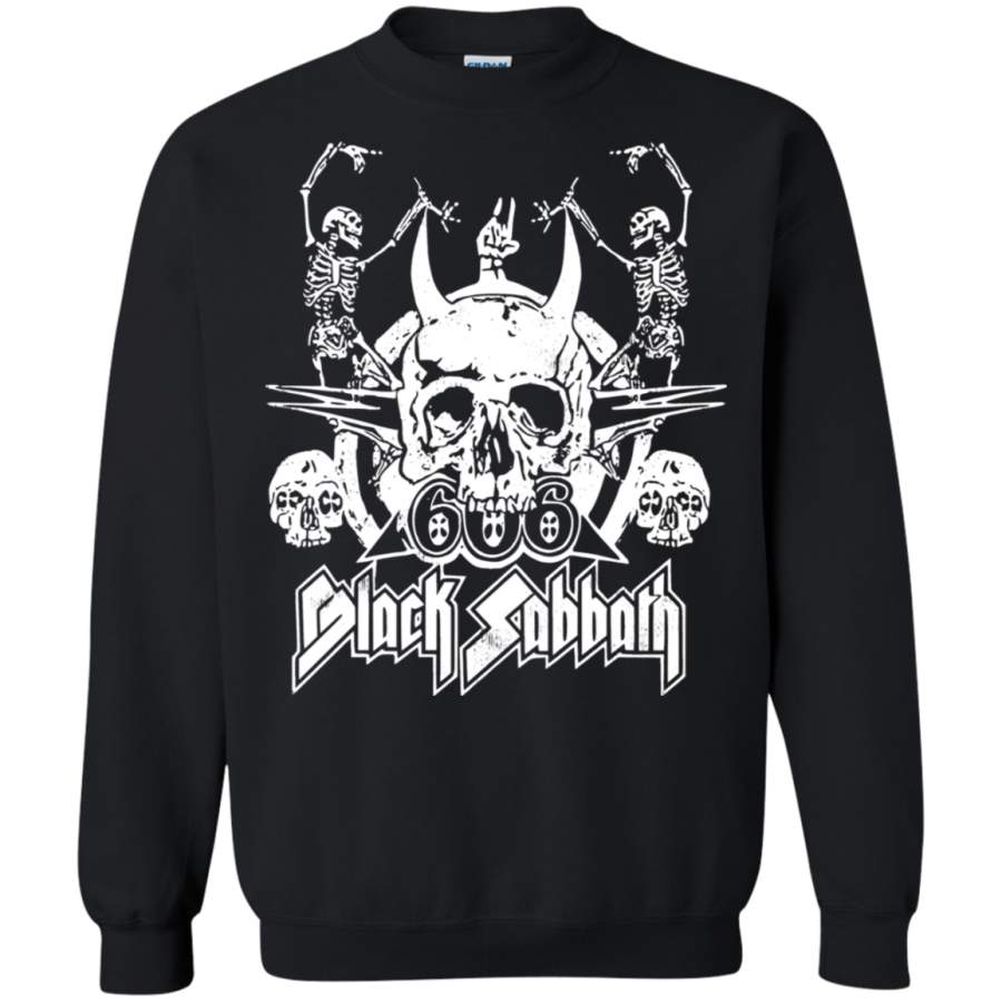 Black Sabbath 666 Skulls Pullover Sweatshirt