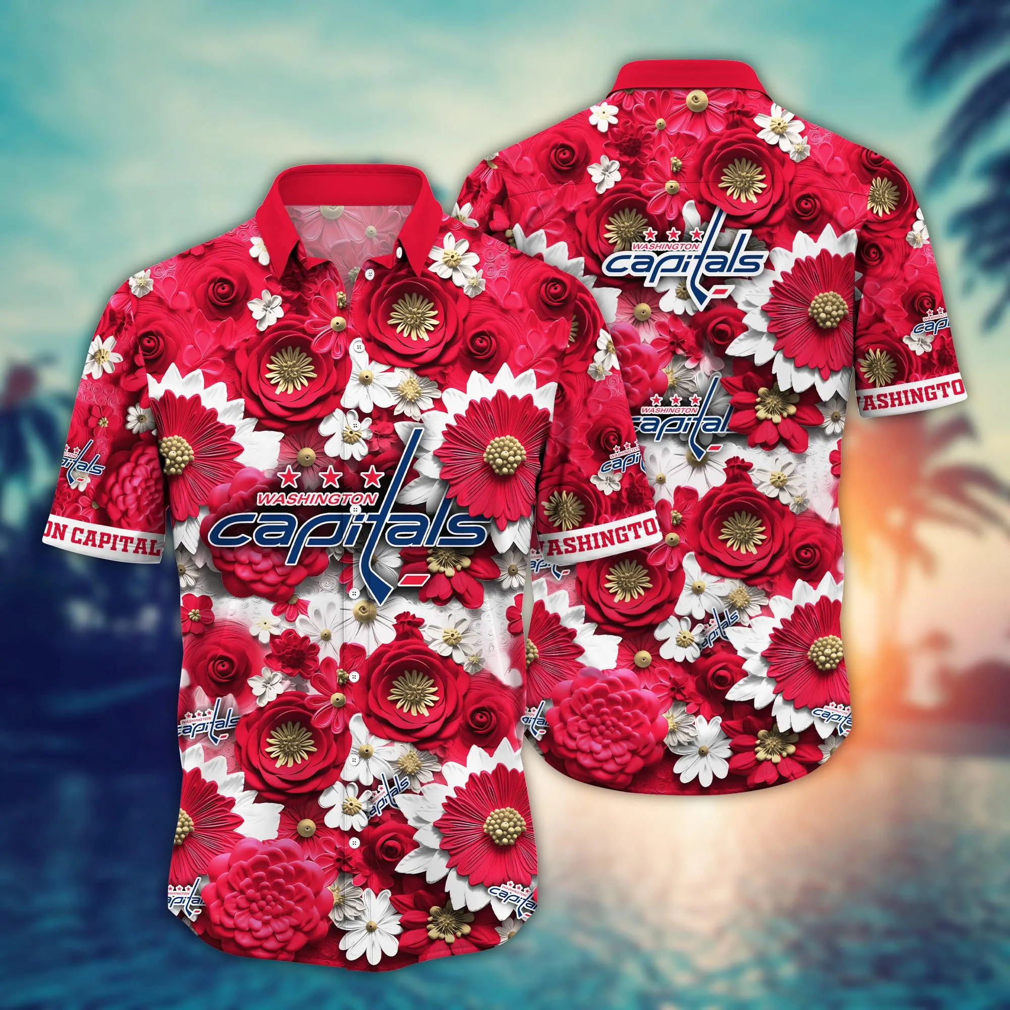 Washington Capitals Nhl Hawaiian Shirt Trending For This Summer Customize Shirt Any Team