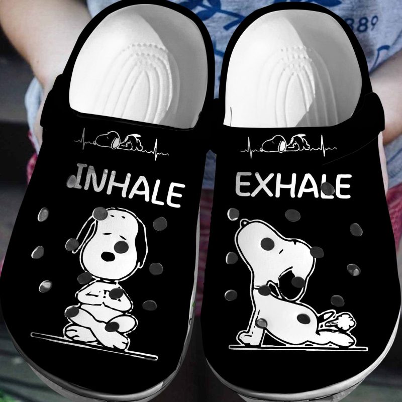 Snoopy Dog Crocs Cartoon 3D Clog Shoes