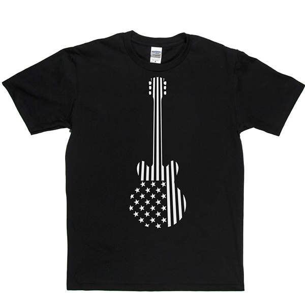 Star Stripes Guitar T-shirt