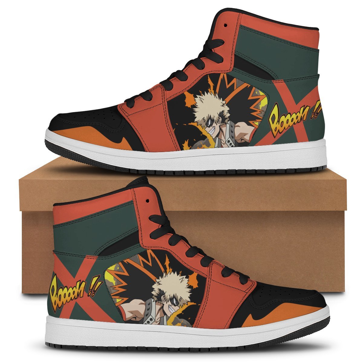 Bakugo Explosion Jd Sneakers