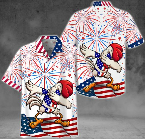 Chicken Independence Day Hawaii Shirt Ha99434