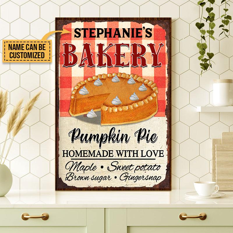 Baking Home Made With Love Custom Poster, Farmhouse Style, Rustic Home Decor, Autumn, Fall, Thanksgiving, Christmas Decor