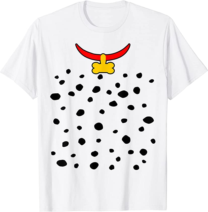 Dalmatian Costume Cute Halloween Puppy Dog Men Women Kids T-Shirt