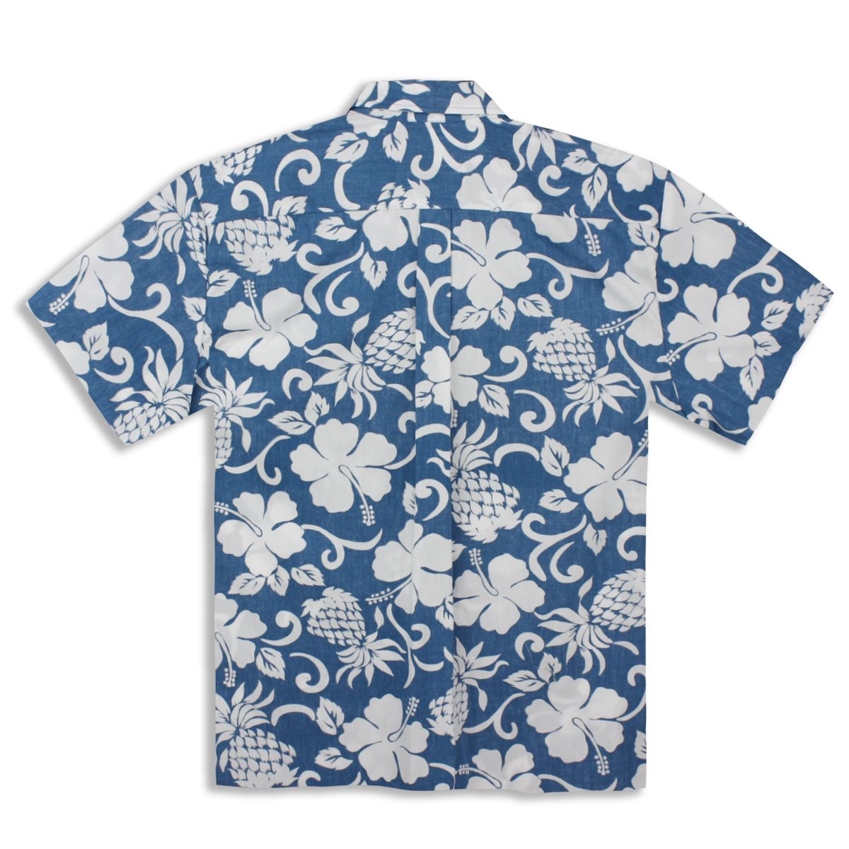 Pineapple Pareau Blue Nice Design Hawaii Shirt Ha87230